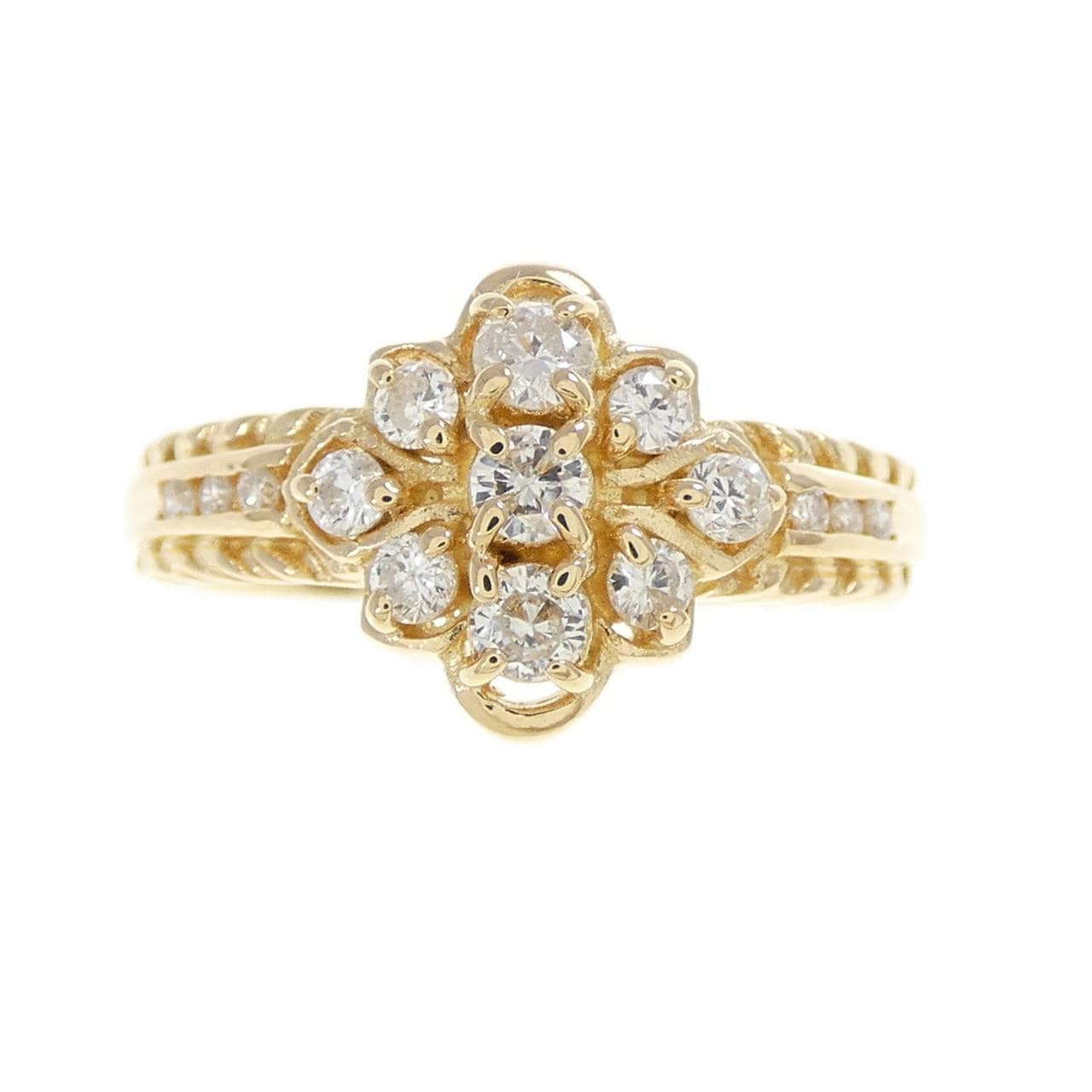 K18YG ダイヤモンド リング 0.30CT