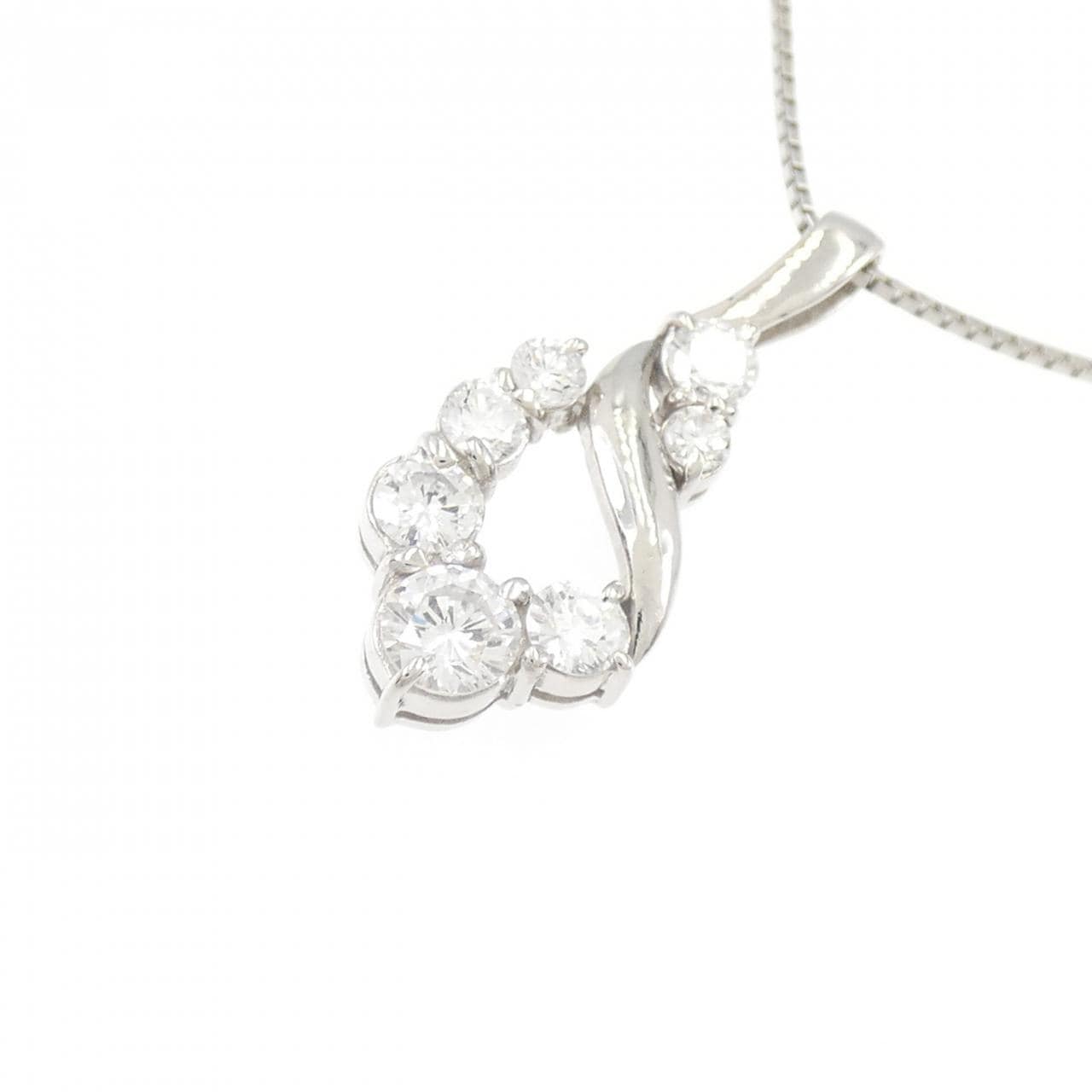 PT ダイヤモンド ネックレス 0.645CT
