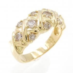 K18YG ダイヤモンド リング 0.50CT