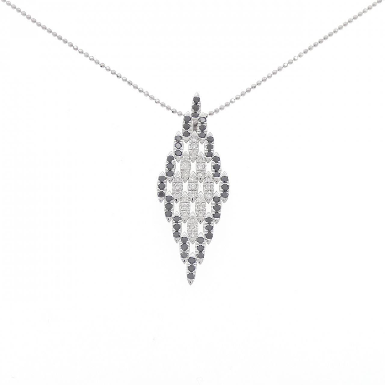 K18WG ダイヤモンド ネックレス 1.05CT