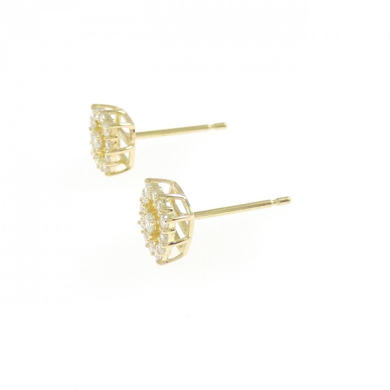 【リメイク】K18YG ダイヤモンド ピアス 0.20CT