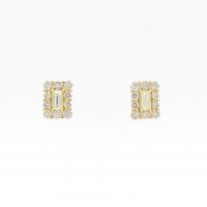 【新品】K18YG ダイヤモンド ピアス 0.60CT