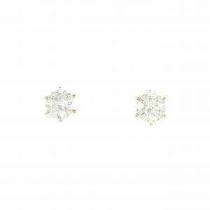 【リメイク】K18YG/ST ダイヤモンド ピアス 0.504CT 0.504CT D VS2 EXT