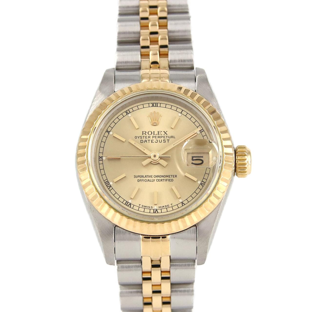 ロレックス デイトジャスト 69173 SSxYG 自動巻 L番