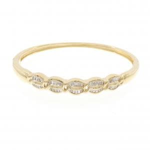 18KYG ダイヤモンド バングル 0.95CT