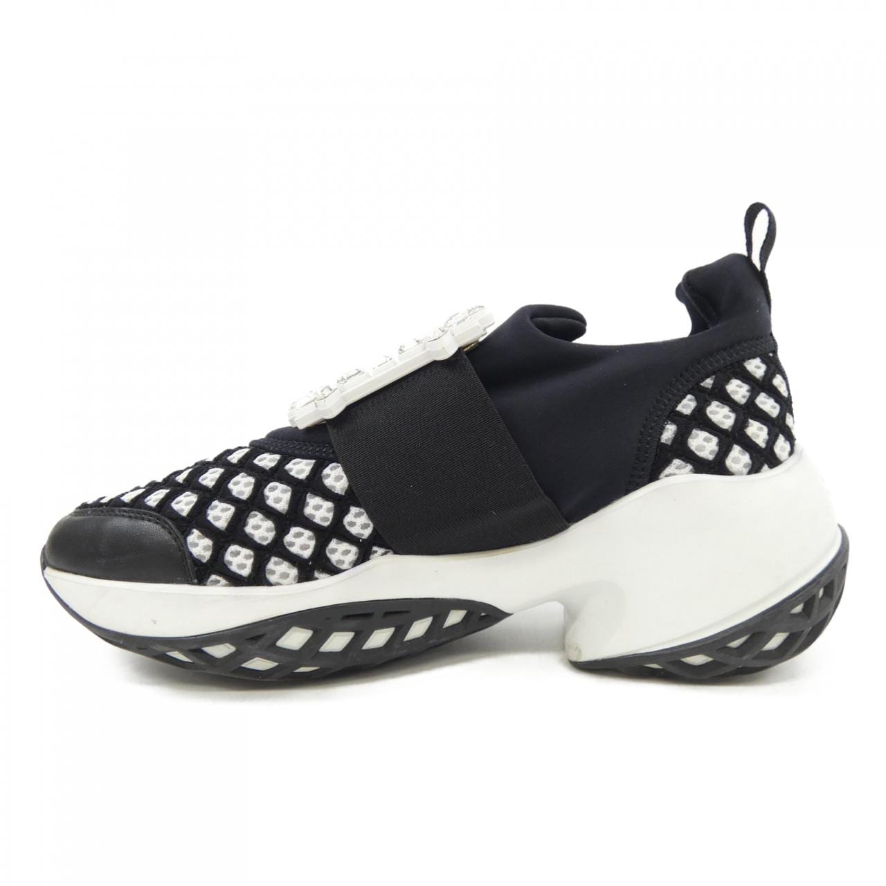 ロジェヴィヴィエ ROGER VIVIER ヴィヴ ラン　ストラスバックル スニーカー