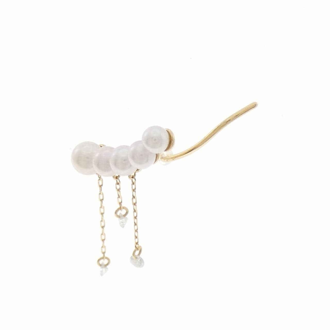 アーカー ビンドゥ ミラーパール イヤーカフ