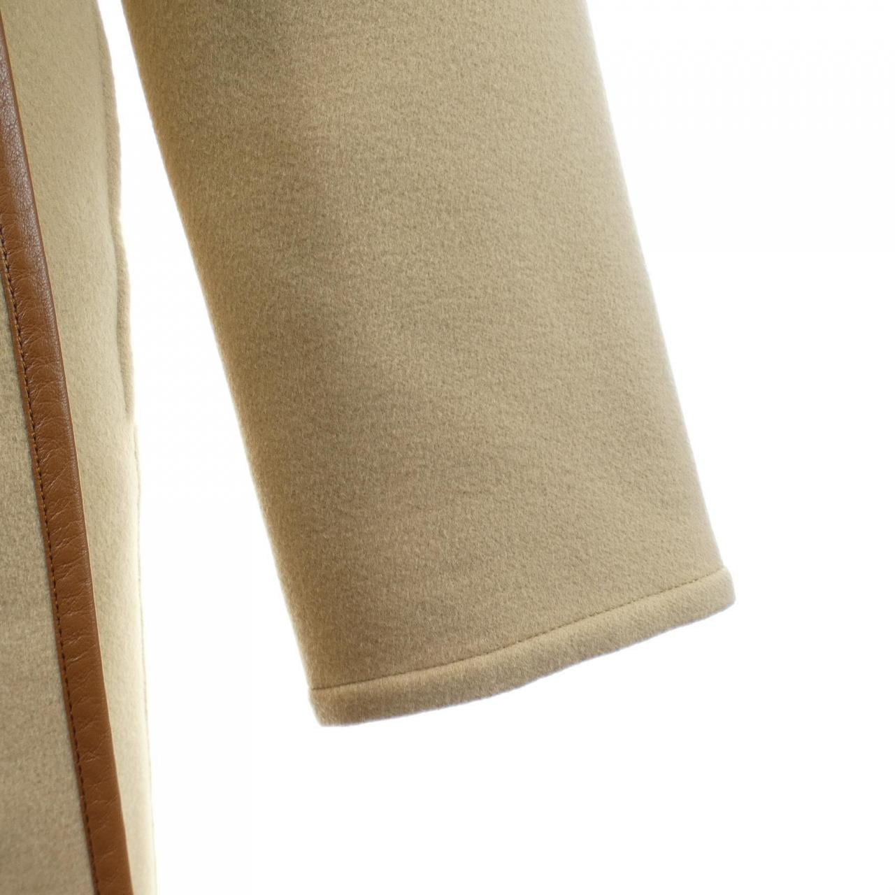 ルイヴィトン LOUIS VUITTON ベルテッドダブルフェイスフーデッドラップコート FMCO05NUV コート