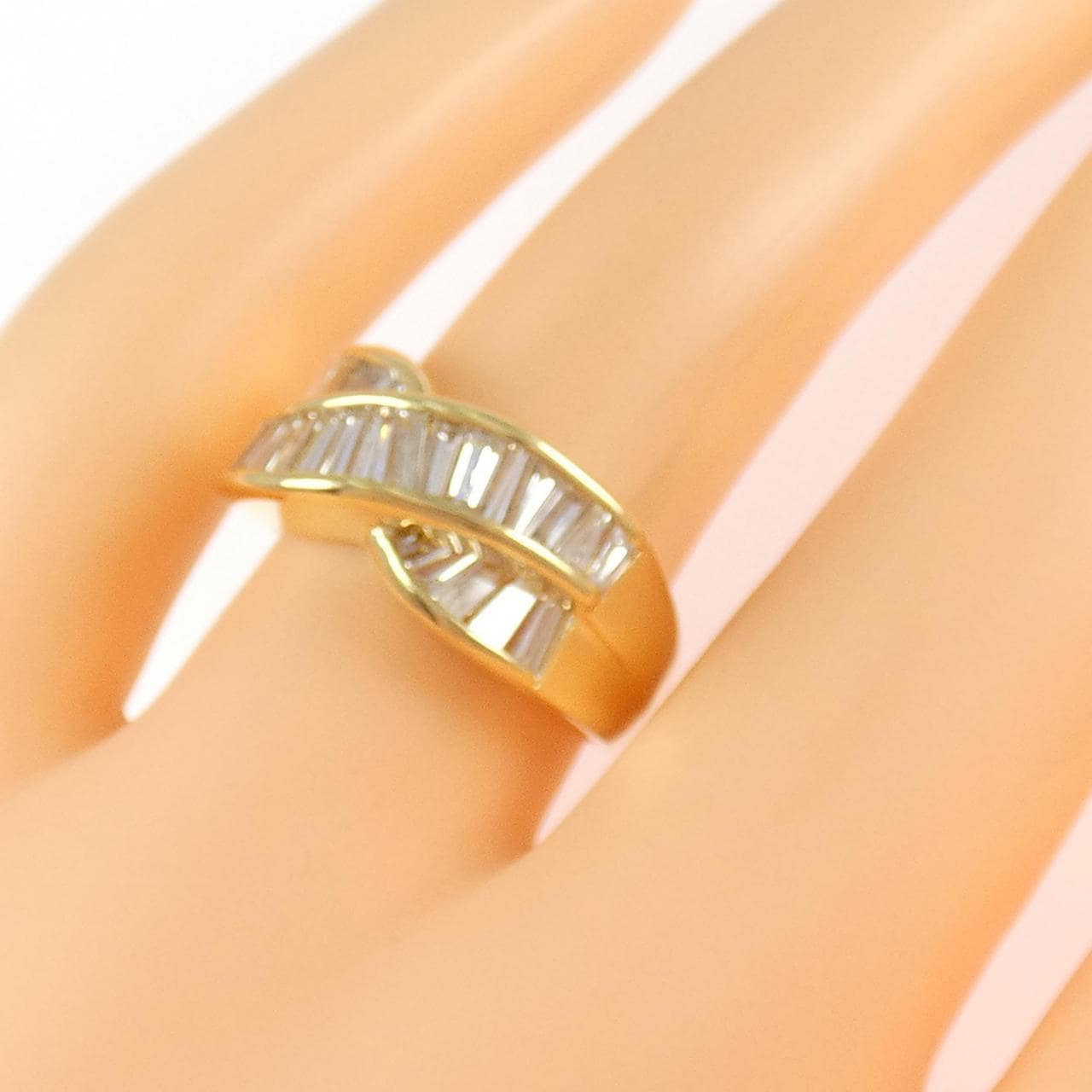 K18YG ダイヤモンド リング 1.53CT