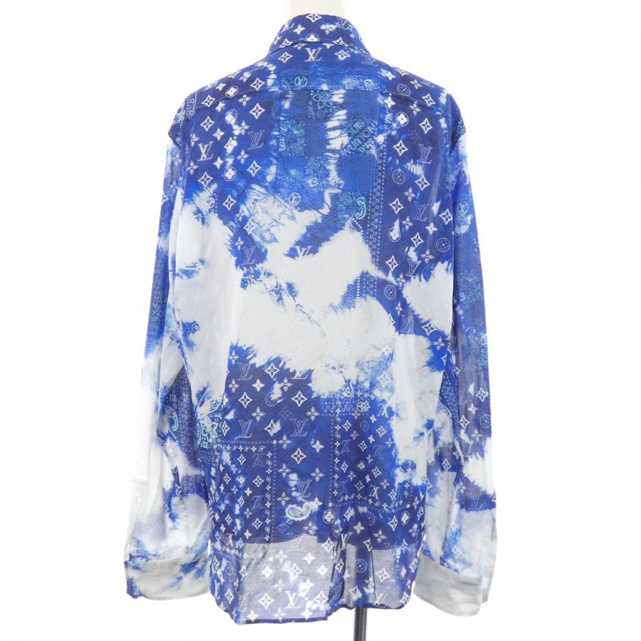 ルイヴィトン LOUIS VUITTON モノグラムバンダナフックディテールロングスリーブシャツ HNS08WN08 シャツ