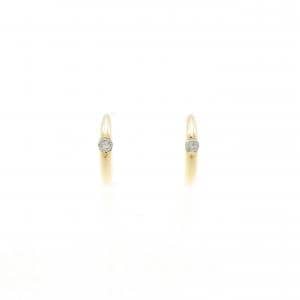K18YG ダイヤモンド ピアス 0.08CT