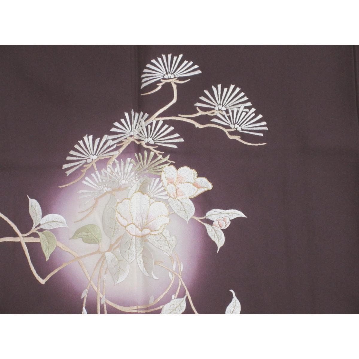 【未使用品】訪問着　刺繍加工　ボカシ染