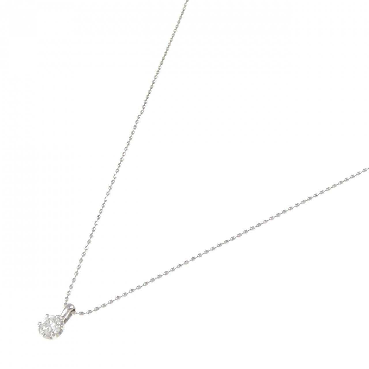 PT900/PT850 ダイヤモンド ネックレス 0.184CT
