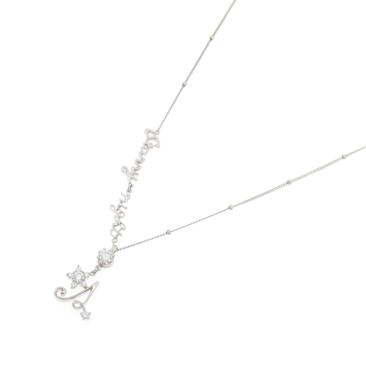 PT900/PT850 スター ダイヤモンド ネックレス 0.25CT