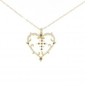 K18YG ハート ダイヤモンド ネックレス 0.90CT