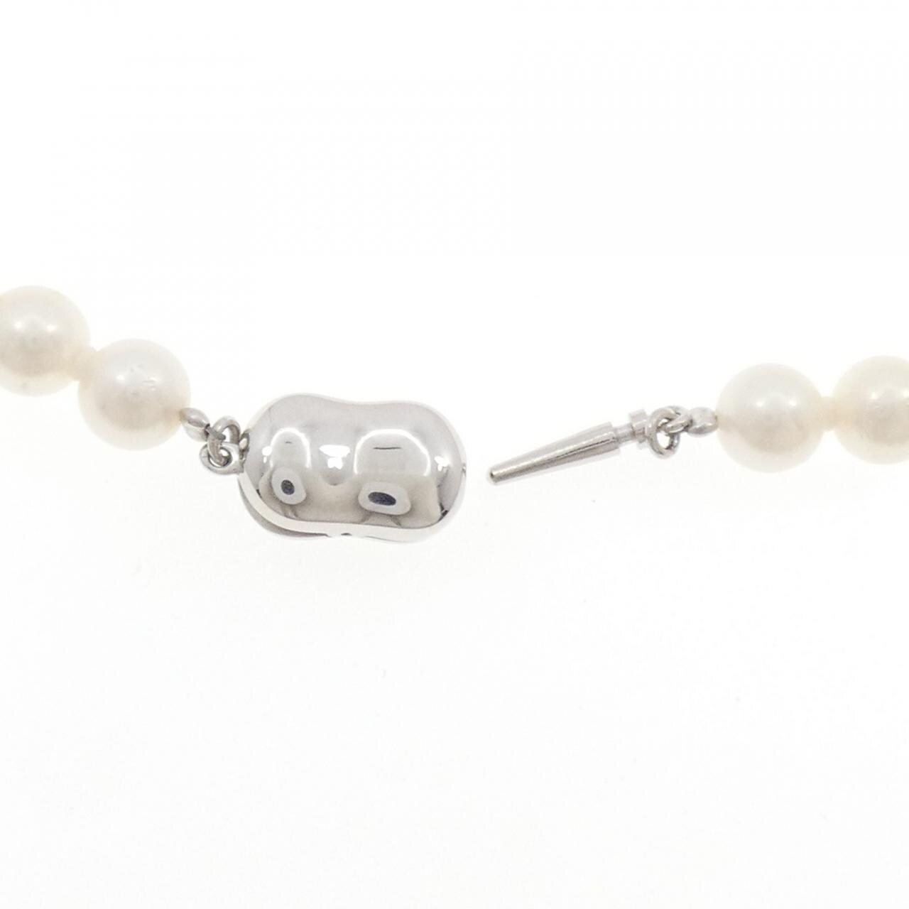 シルバークラスプ アコヤパール ネックレス 6-6.5mm