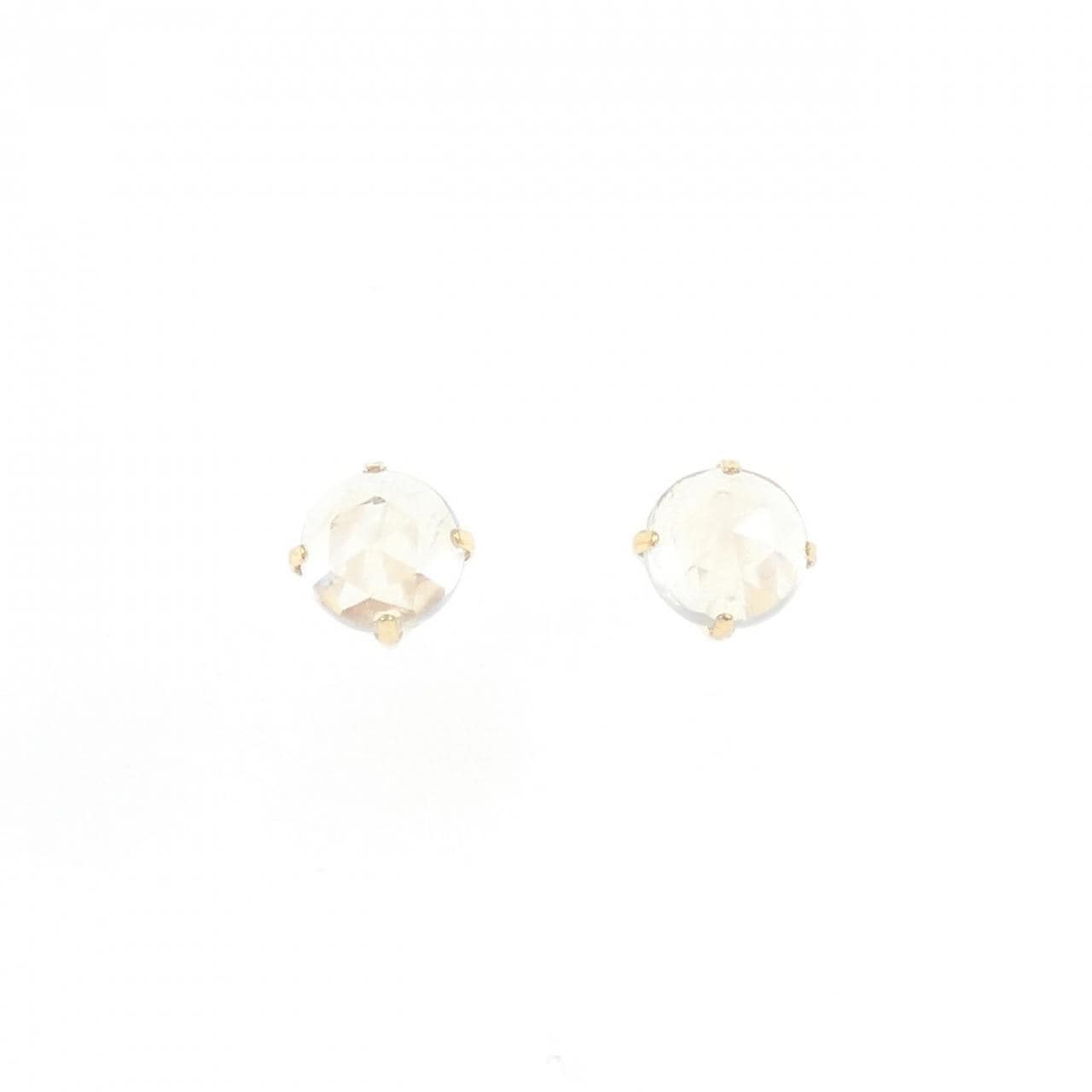 【新品】K18YG ムーンストーン ピアス