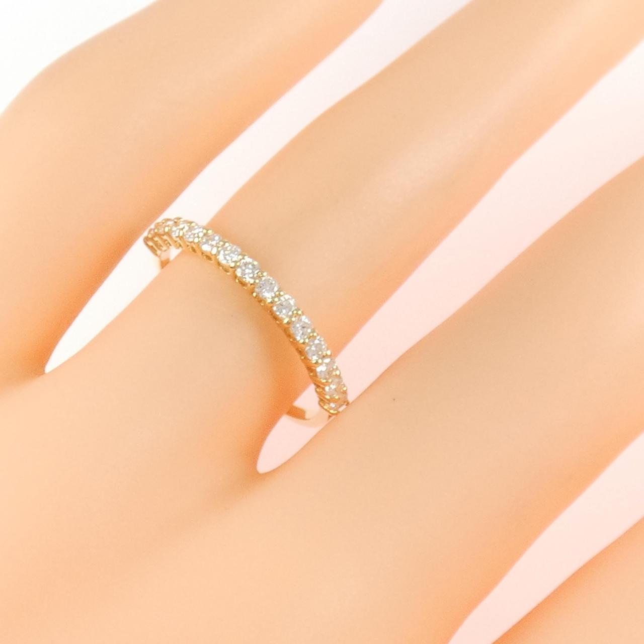 【リメイク】K18YG ダイヤモンド リング 0.30CT
