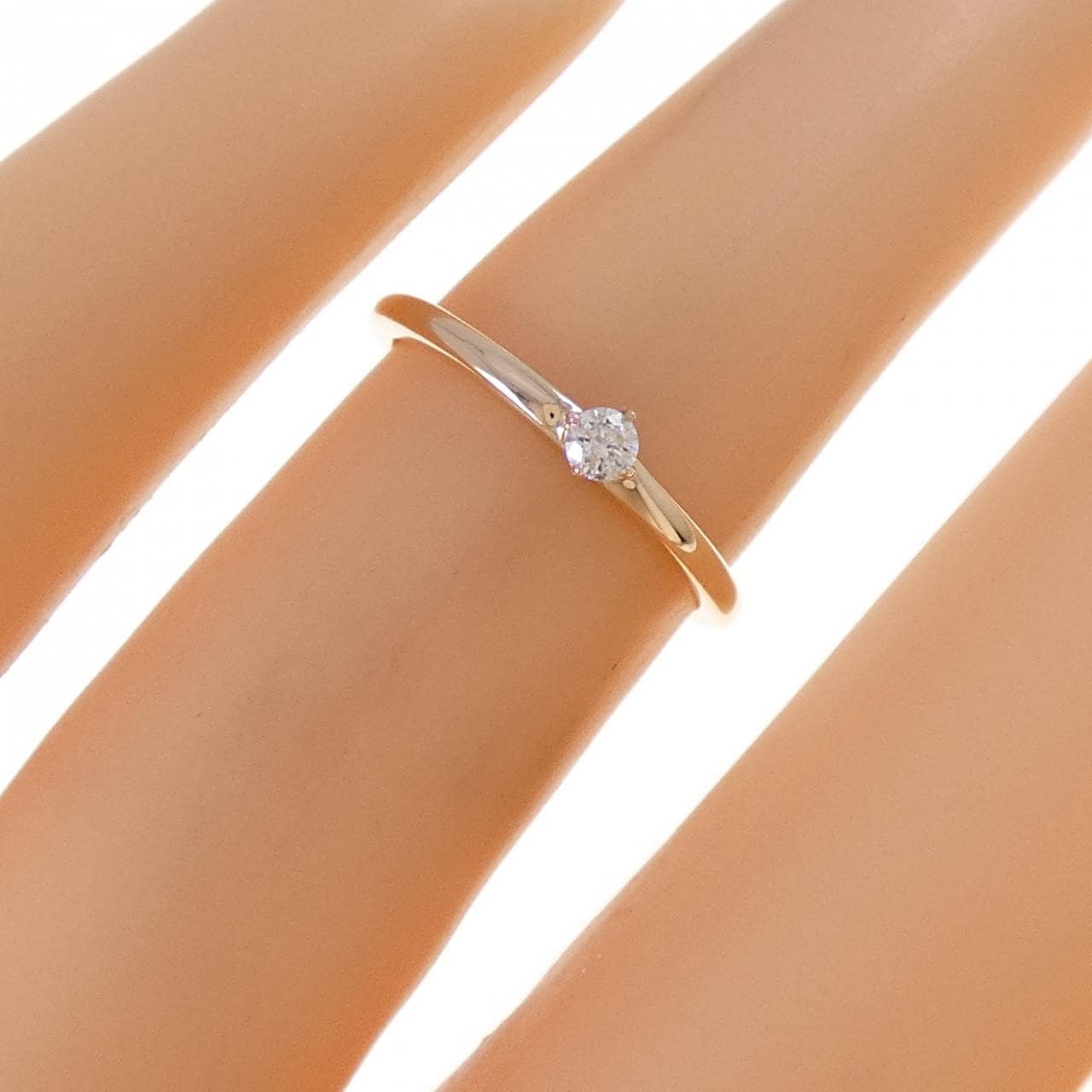 K10PG ダイヤモンド リング 0.05CT