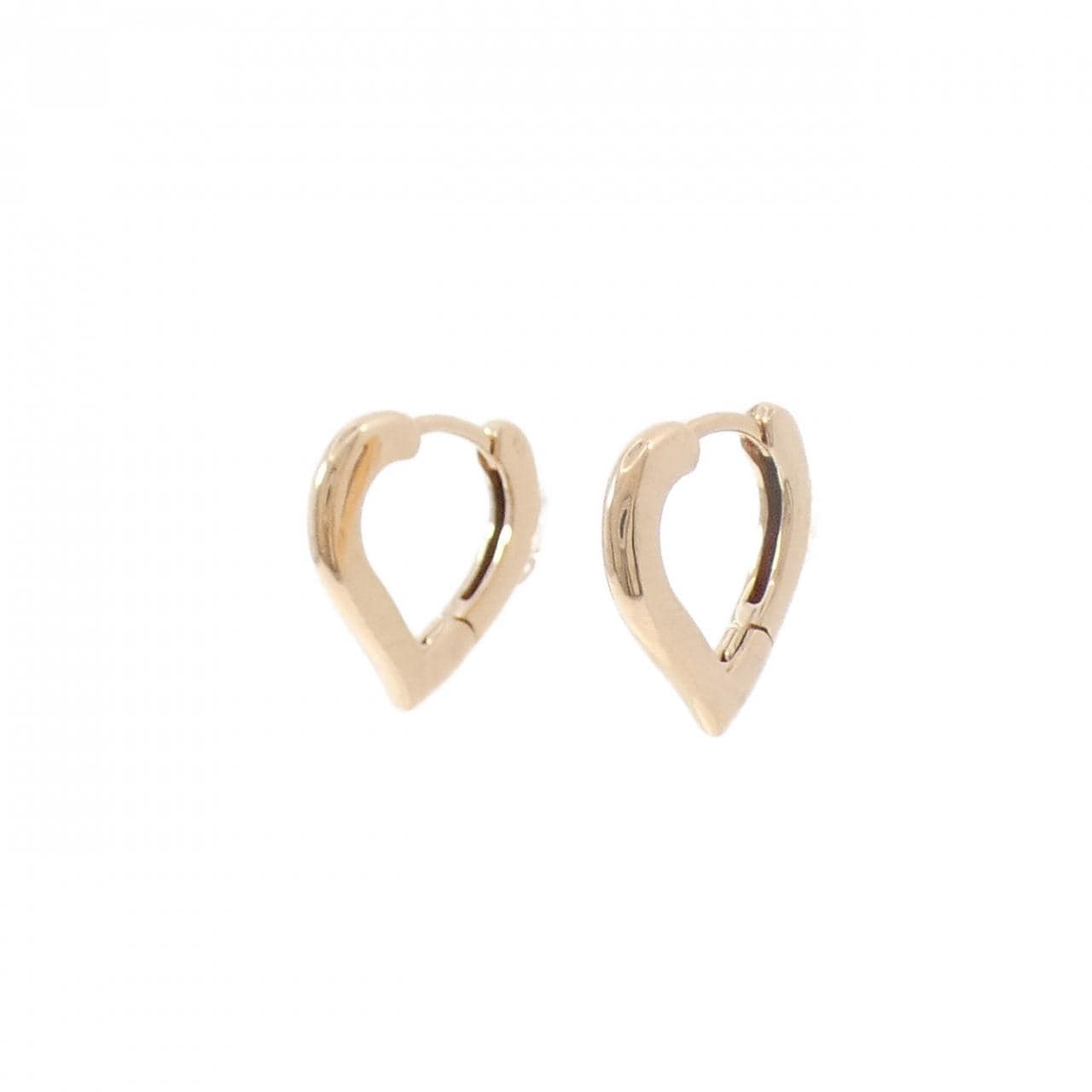 K10PG ハート ピアス