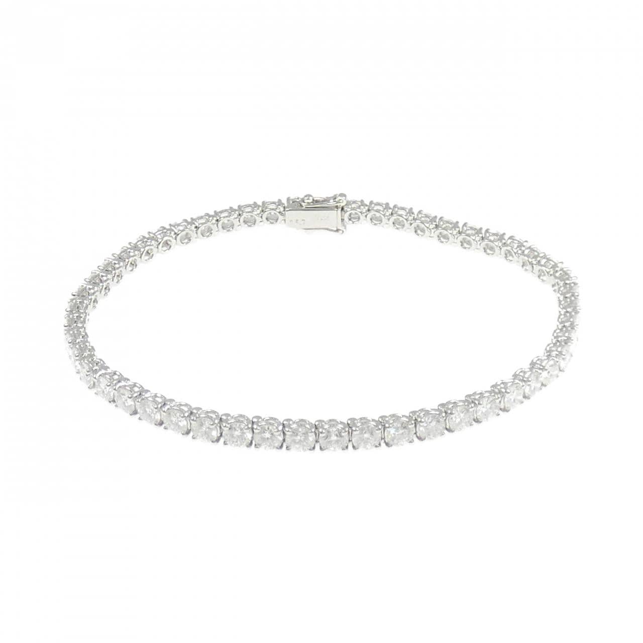 PT950钻石手链，5.31克拉