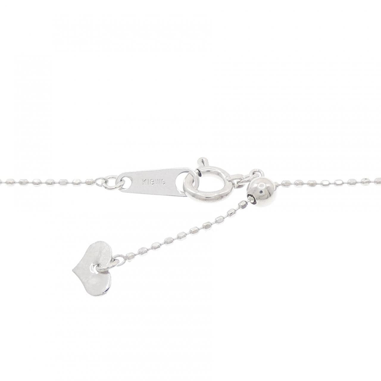 K18WG ダイヤモンド ネックレス 0.50CT