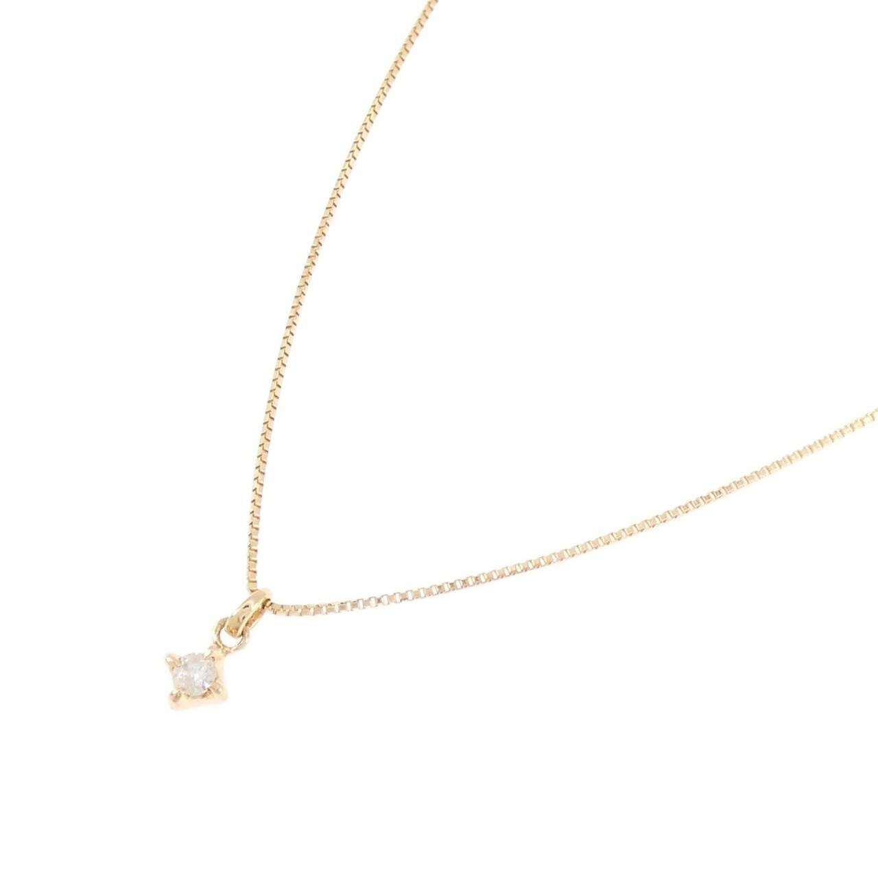 アガット ダイヤモンド ネックレス 0.05CT