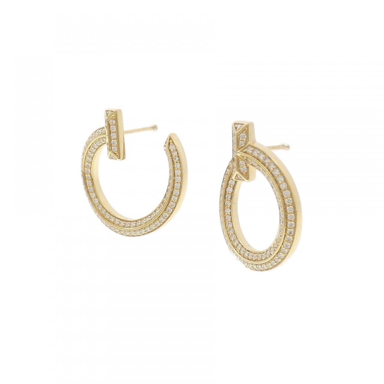 ティファニー Tワン ピアス 0.48CT