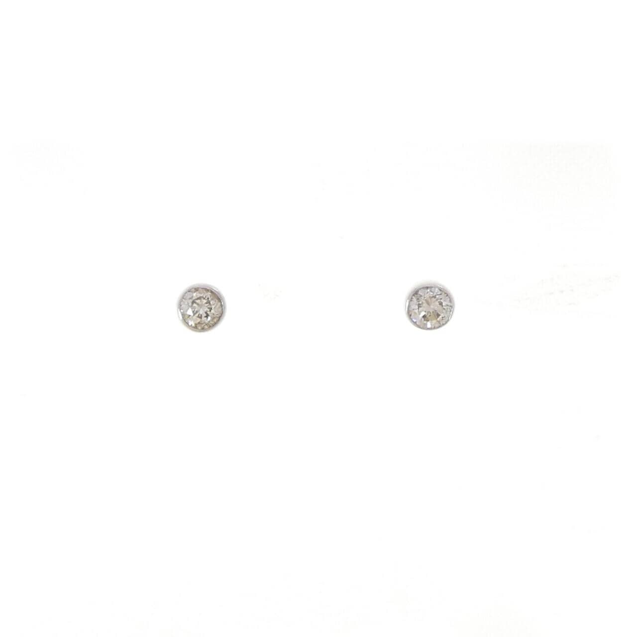 PT900 ダイヤモンド ピアス 0.20CT