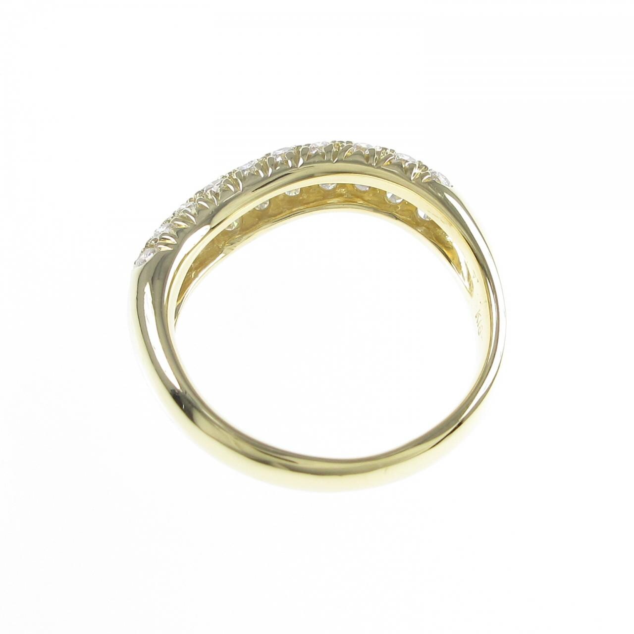 0.73ct ダイヤ K18 ハート エタニティ ブレスレット 鑑 オンライン