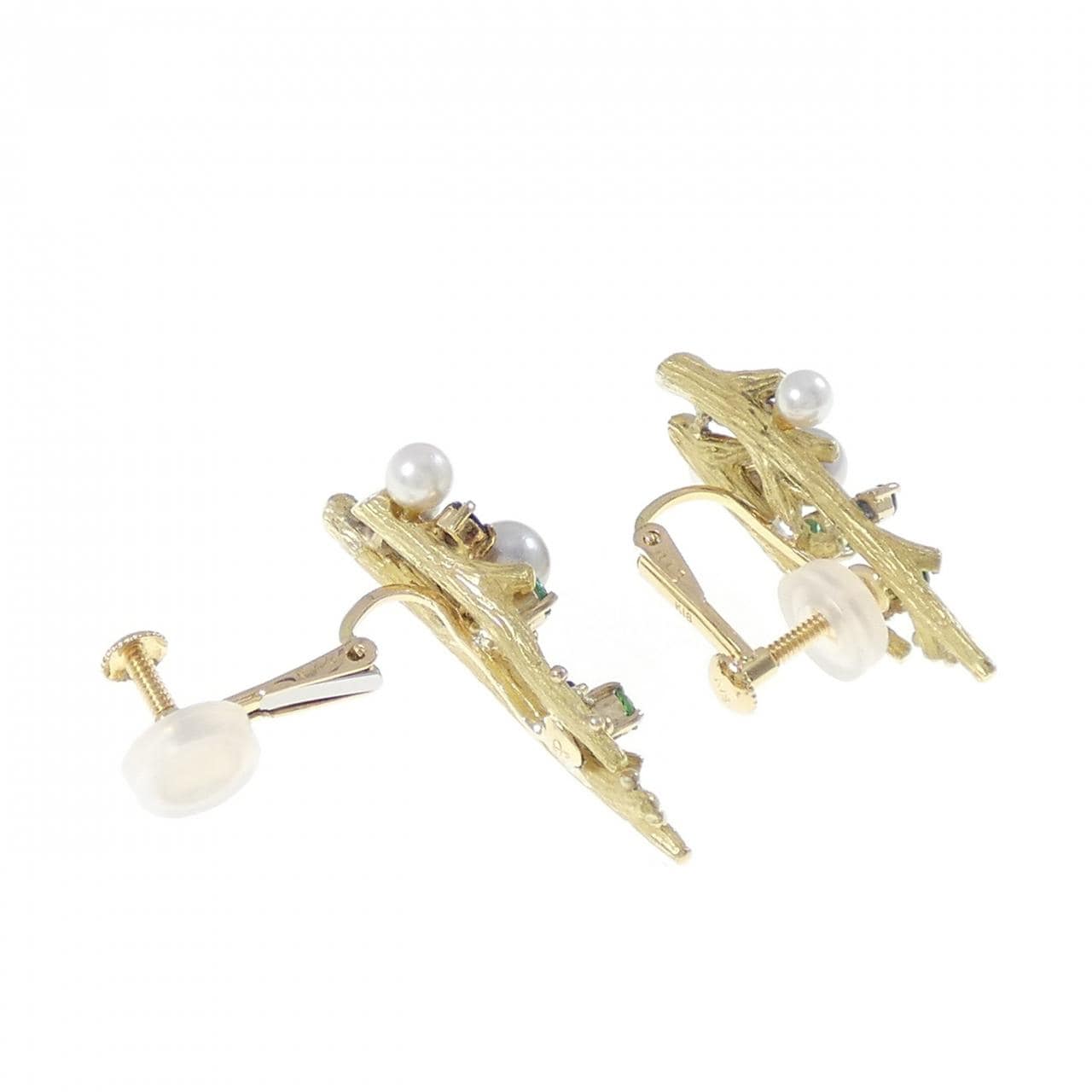 福原佐智 カラーストーン イヤリング