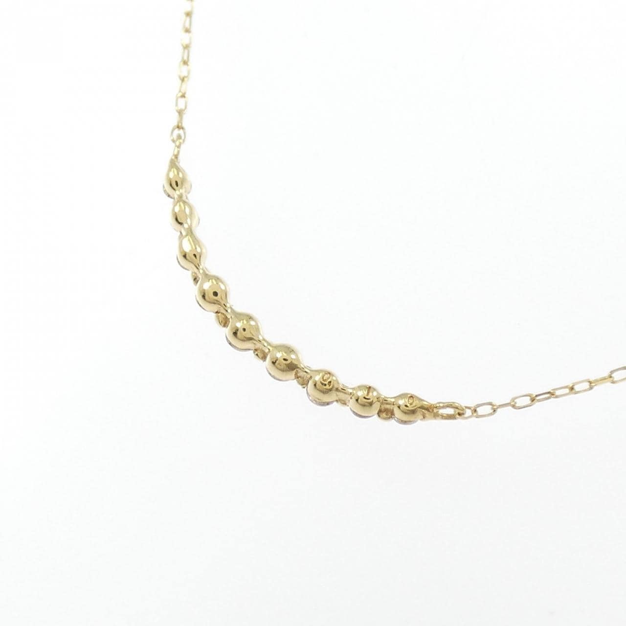 K18YG ダイヤモンド ネックレス 0.10CT