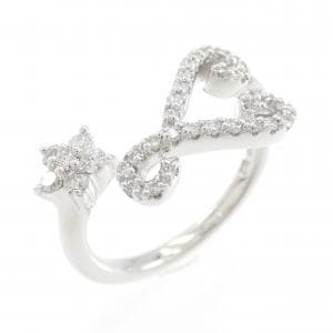 ポンテヴェキオ フラワー ダイヤモンド リング 0.28CT