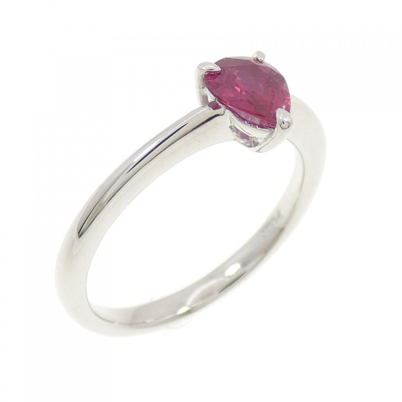 PT900 Ruby Ring 0.48CT