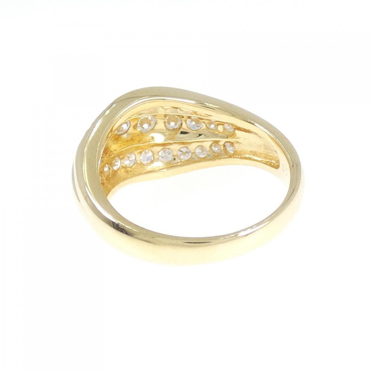 K18YG ダイヤモンド リング 0.70CT