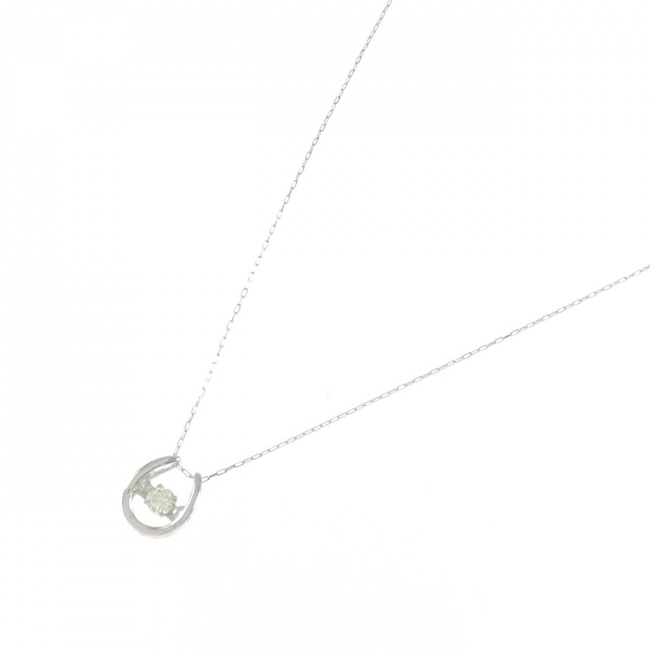 【新品】PT900 ダイヤモンド ネックレス 0.08CT