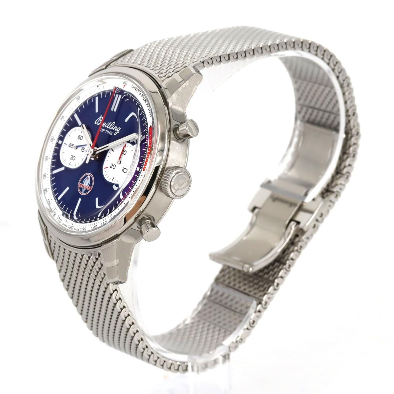 [新品] BREITLING Top Time B01 Shelby Cobra AB0176/AB01763A1C1A1 SS自动上弦