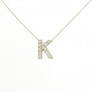 アーカー プルミエトワール イニシャル ネックレス 0.22CT