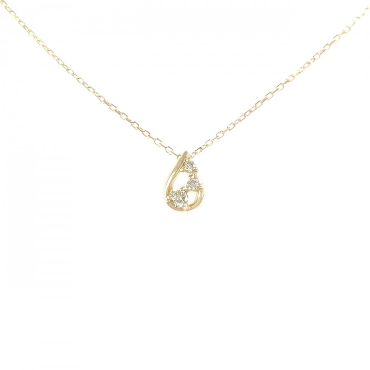 K18YG ダイヤモンド ネックレス