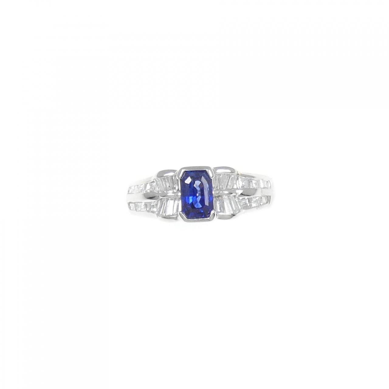 PT サファイヤ リング 0.85CT