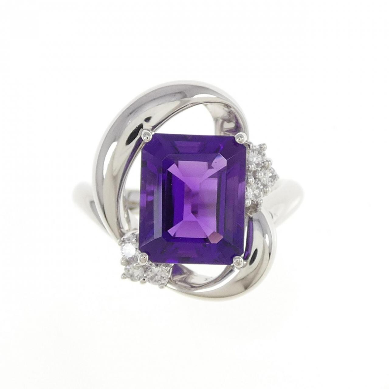 PT アメジスト リング 3.05CT