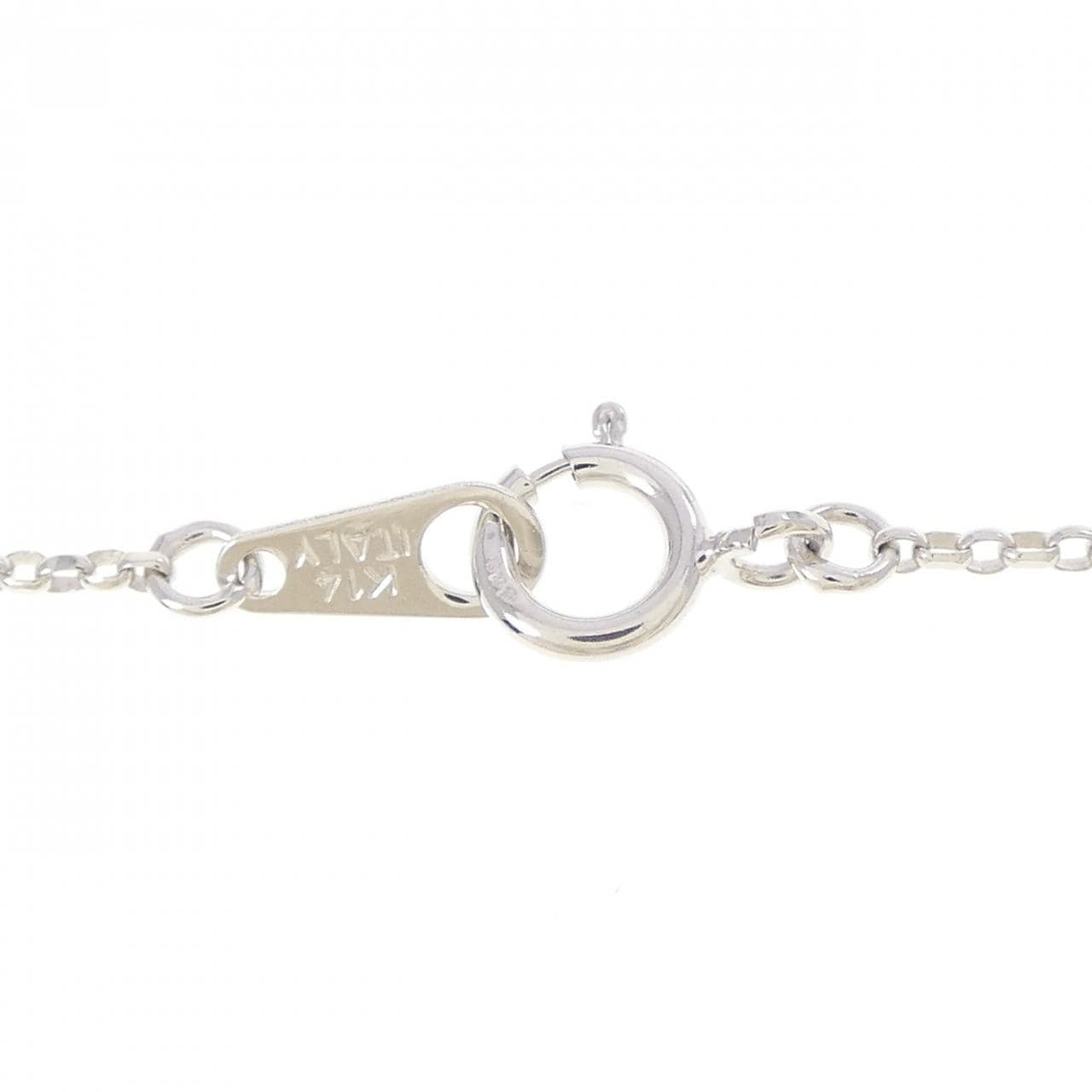 K14WG ダイヤモンド ネックレス 0.12CT