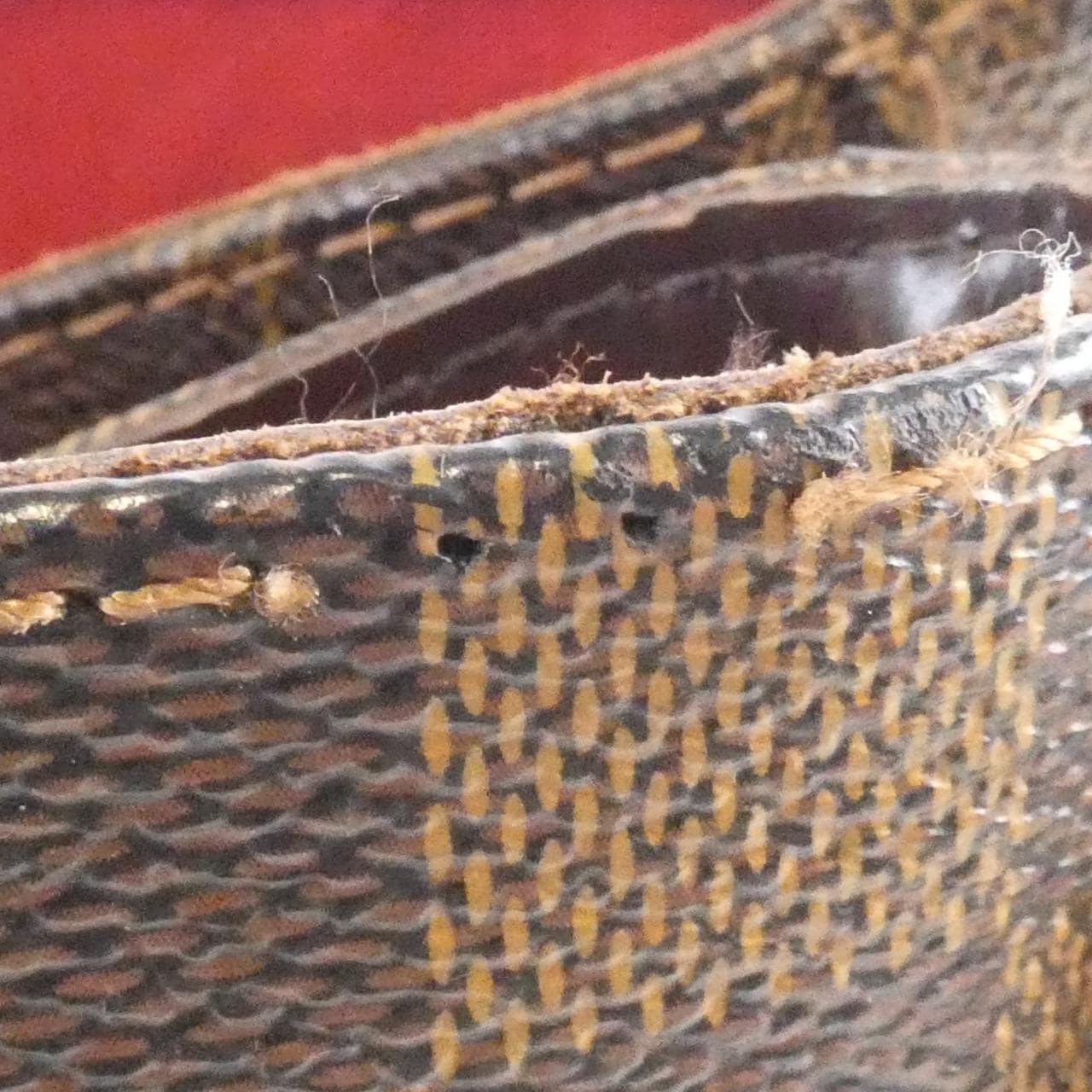 ルイヴィトン ダミエ カバ リヴィントン N41108 ショルダーバッグ