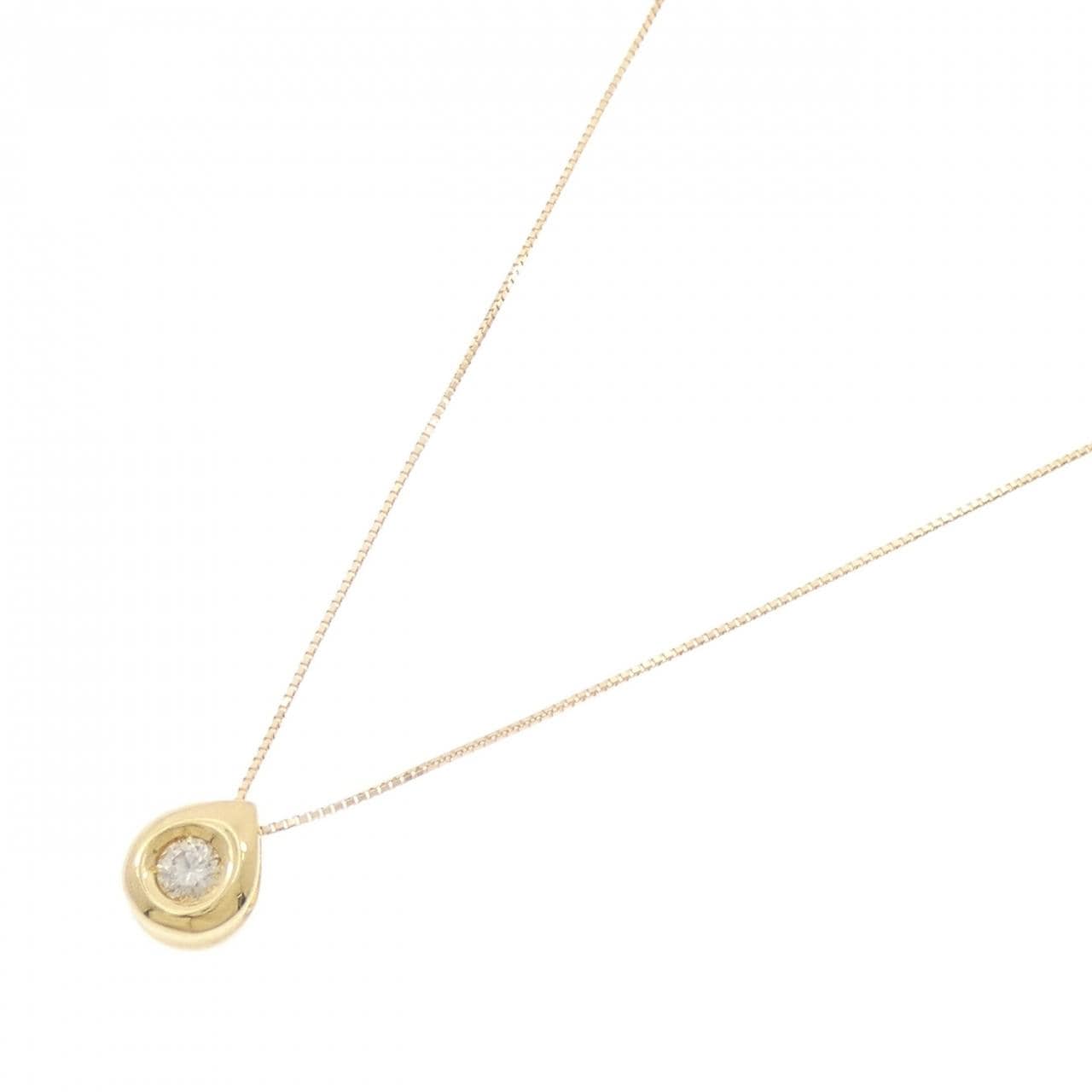 K18YG ダイヤモンド ネックレス 0.20CT