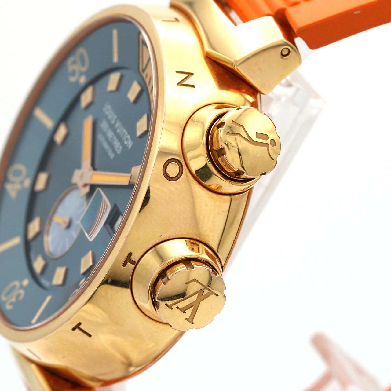 【ノーメンテナンス還元価格】ルイヴィトン タンブールダイバー PG Q103E PG･RG 自動巻