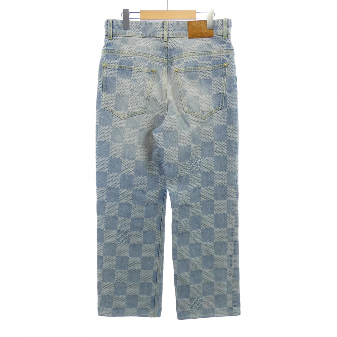 ルイヴィトン LOUIS VUITTON ダミエデニムスケートパンツ HRD48WGRT ジーンズ