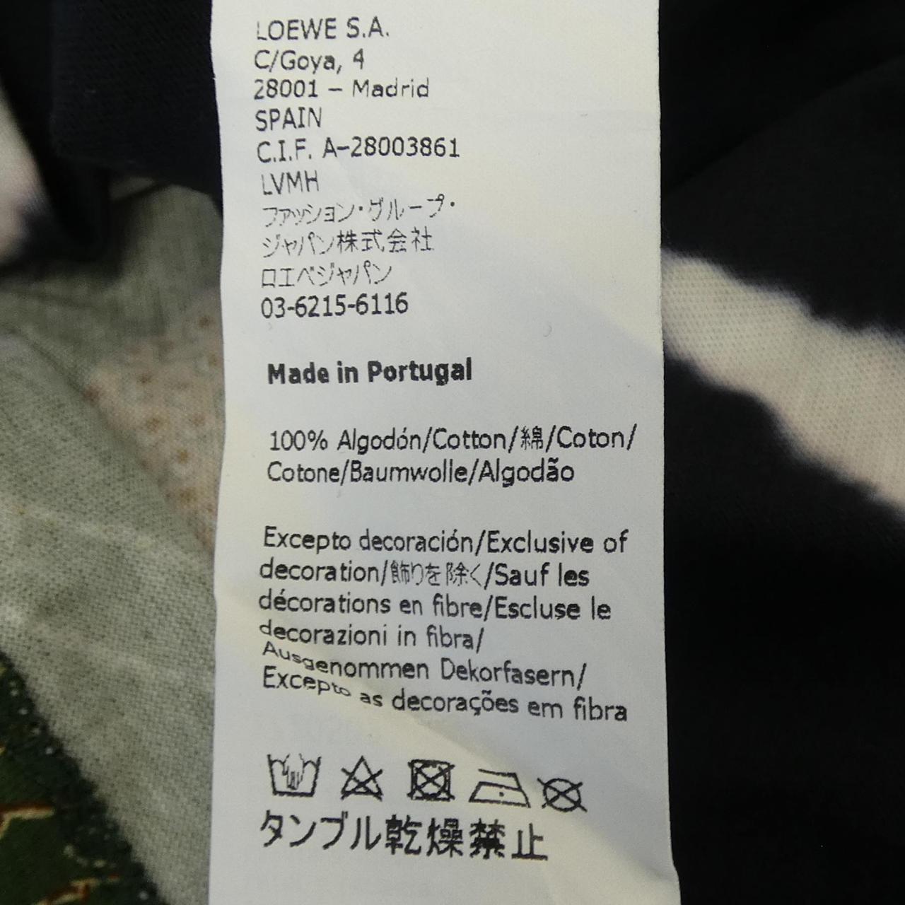 ロエベ LOEWE S616341X63 Tシャツ