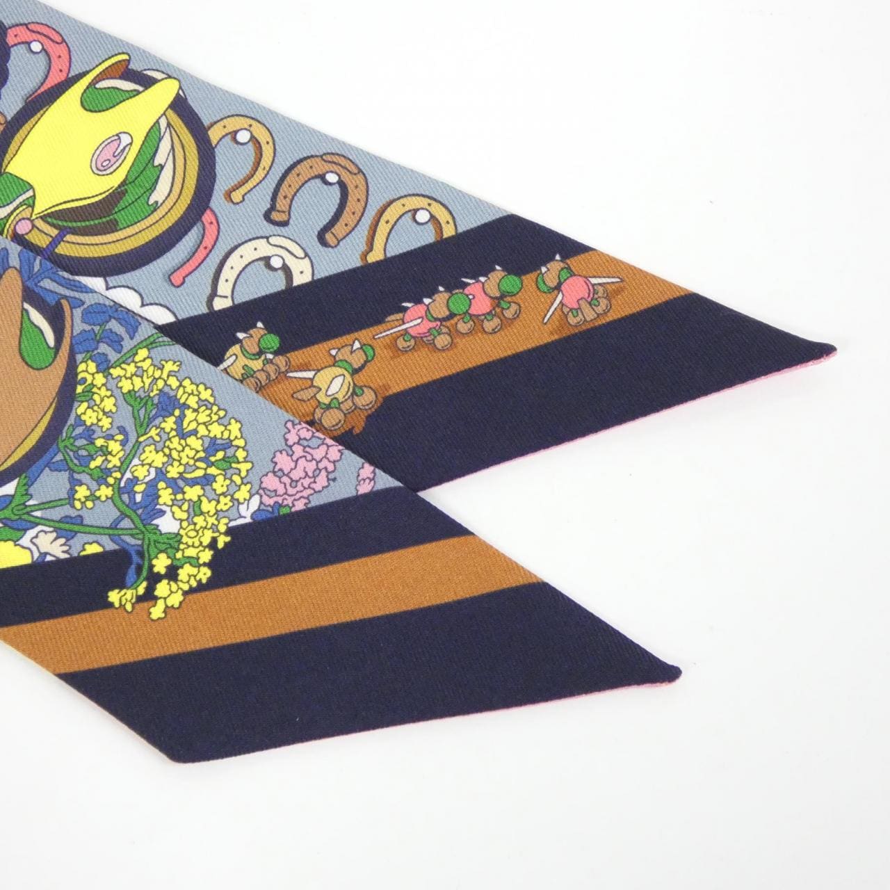 エルメス PONY PIT STOP ツイリー 064207S スカーフ