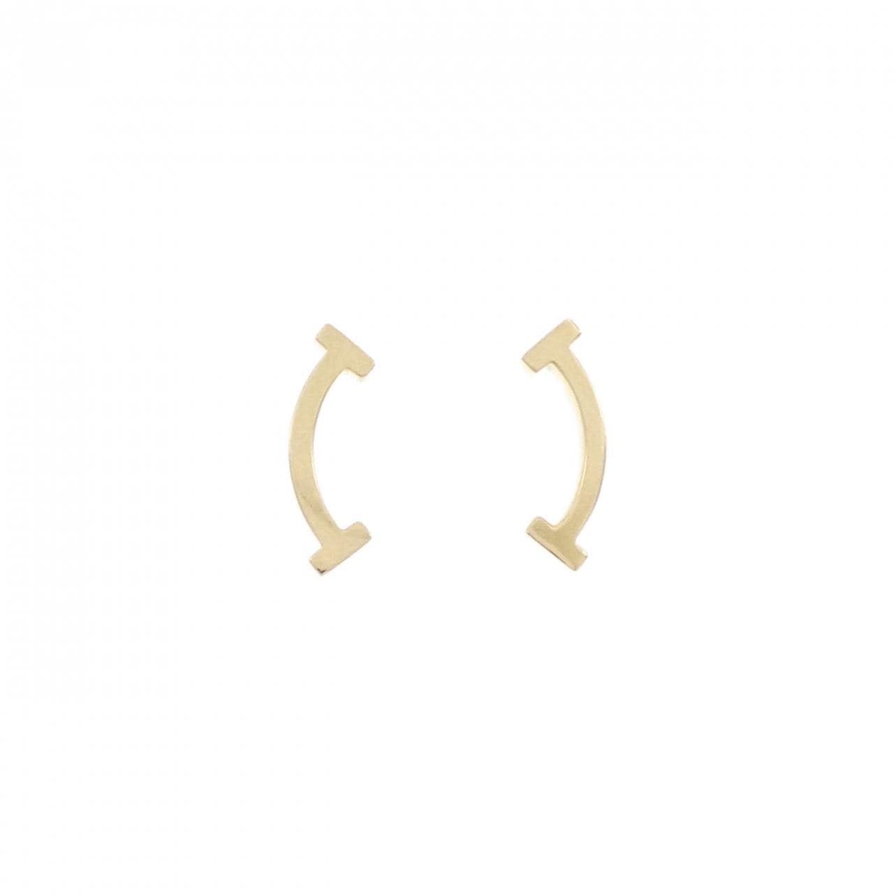 ティファニー Tスマイル ピアス