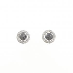 K14WG ダイヤモンド ピアス 0.83CT